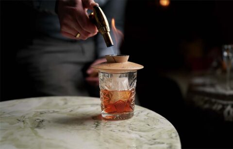 Smoked Fashioned Cocktail | Cocktail Bar London