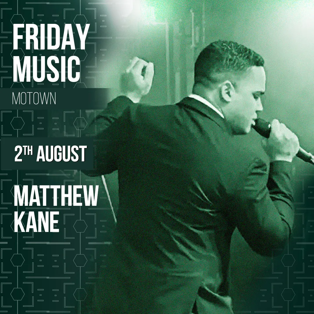 Matthew Kane Motown Fridays at Americana Restaurant London